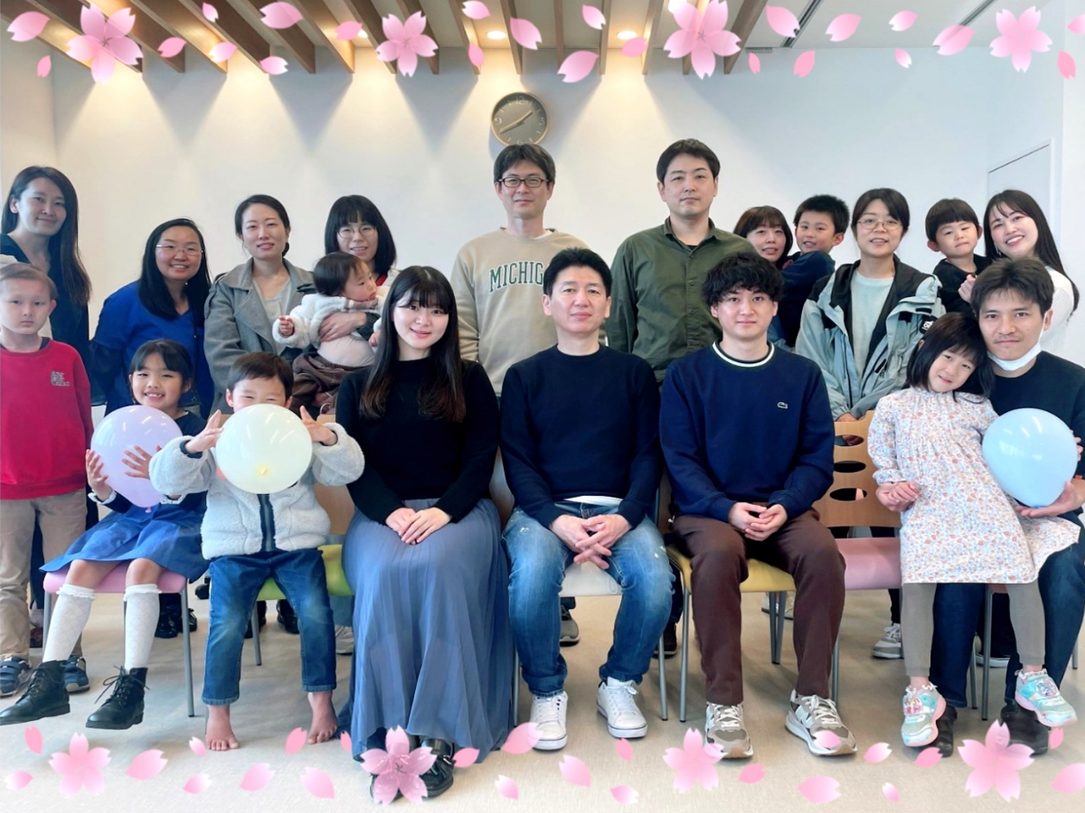 集合写真：お花見会