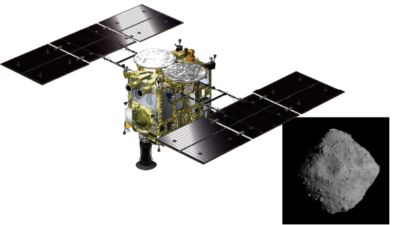 小惑星リュウグウを見た！はやぶさ2のカメラ開発に協力 (C)JAXA、東京大、高知大、立教大、名古屋大、千葉工大、明治大、会津大、産総研