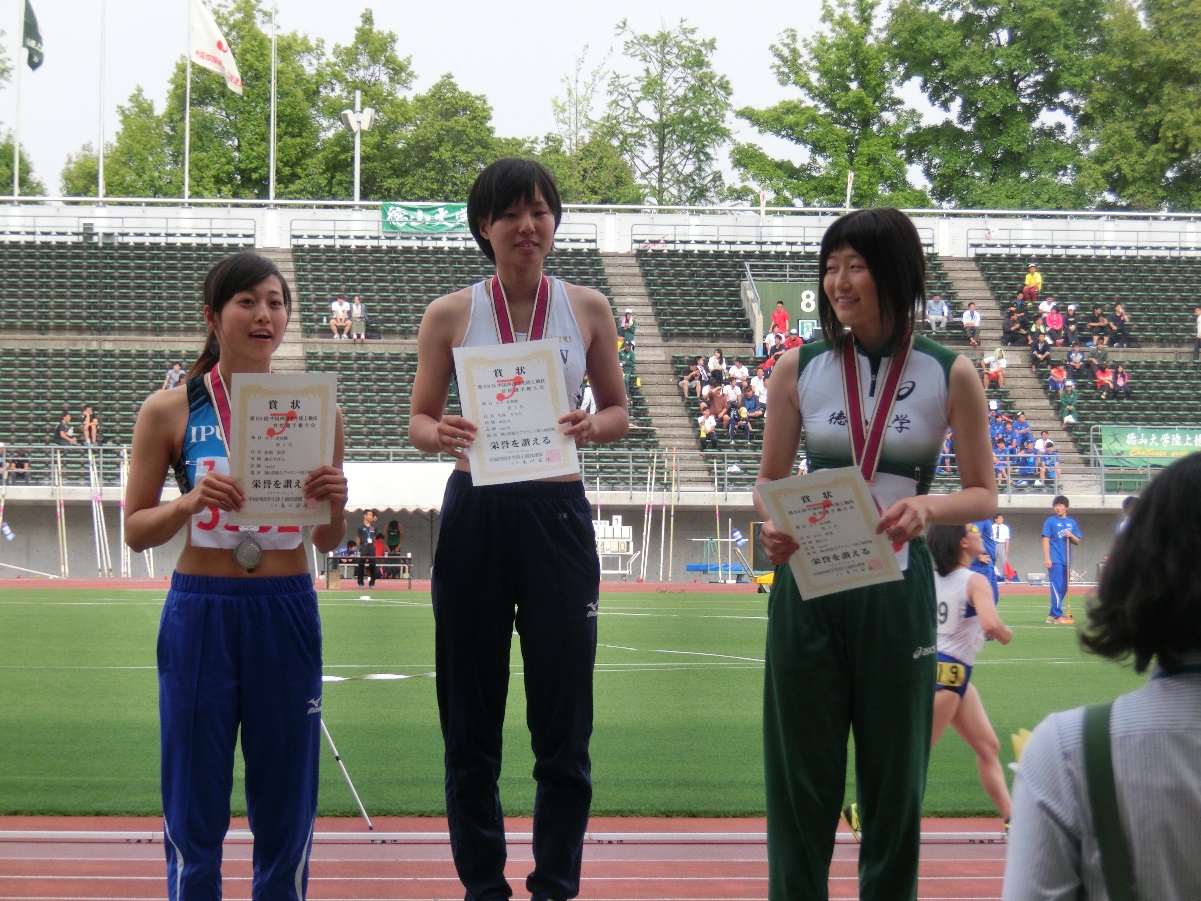 横山舞　陸上 第69回中国四国学生陸上競技対校選手権大会で本学陸上競技部学生が優勝・上位入賞 | 高知大ポータル