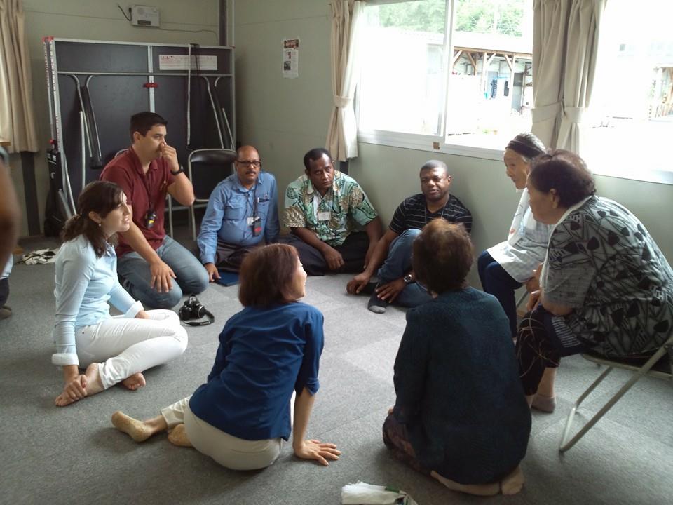 仮設住宅で暮らす方々との意見交換会