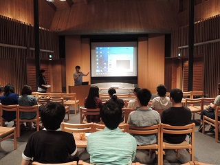 留学生と日本人学生の合同講習交流会