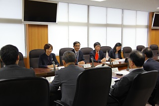 安徽大学訪問団による学長表敬訪問