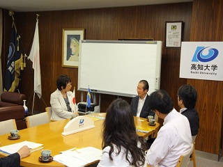 イェーテボリ大学の学長表敬訪問 イェーテボリ大学の学長表敬訪問