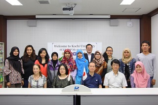 SUIJIジョイントディグリーマスタープログラム学生の学長表敬訪問