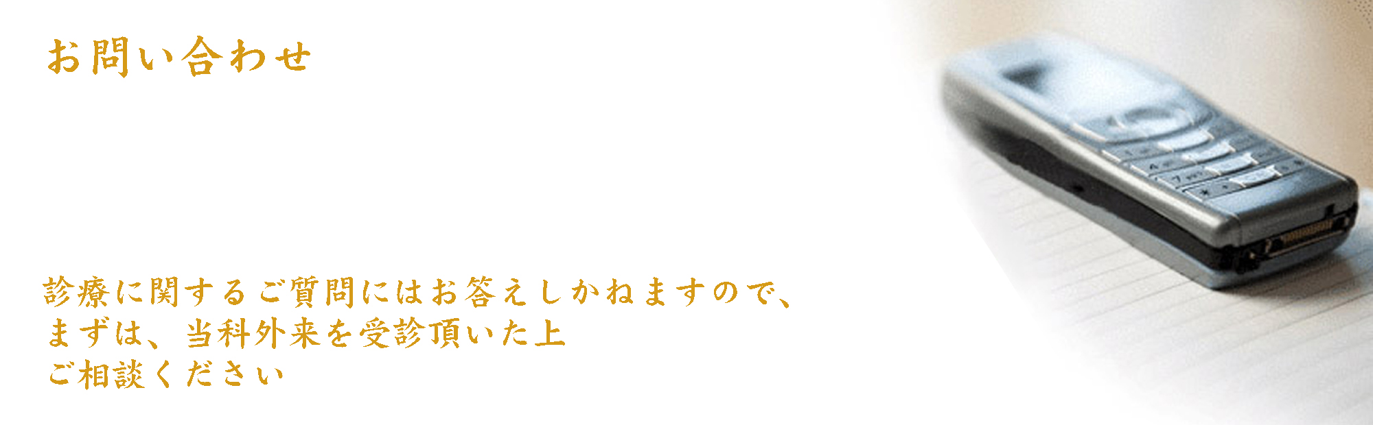 問い合わせ