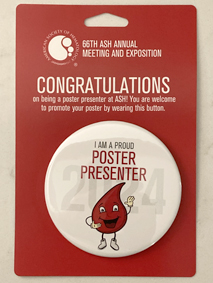 ASH2024発表者記念バッジ