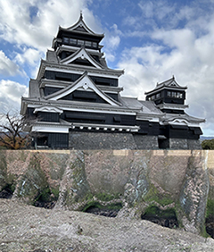 熊本城と鼻ぐり井手