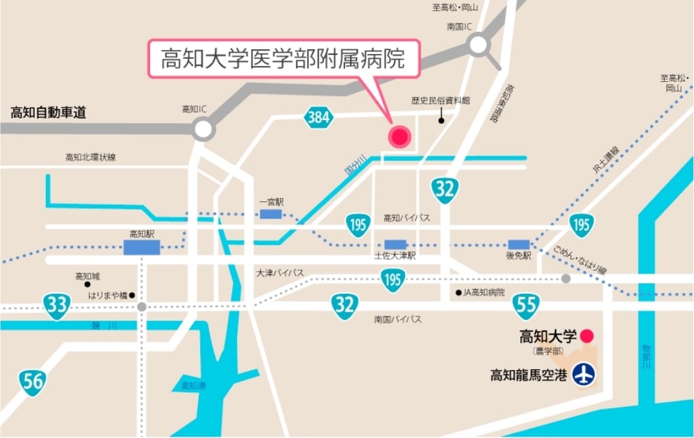 周辺情報を含めた地図