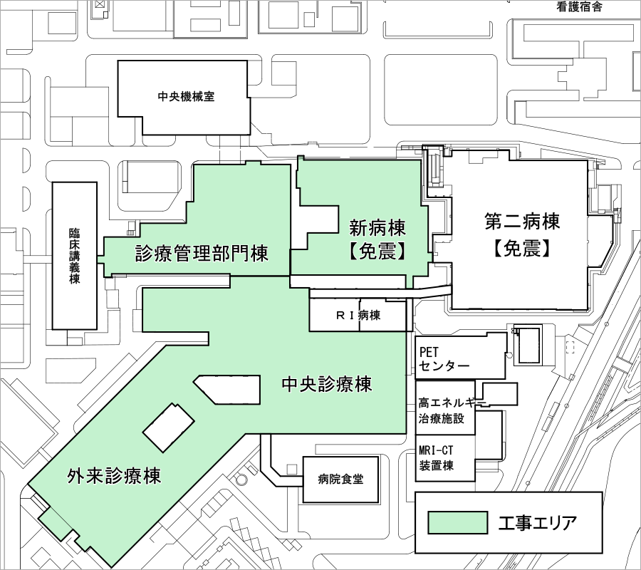 再開発完了時配置図（2028年予定）