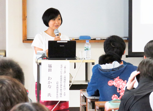 内田牧子氏 講演の様子