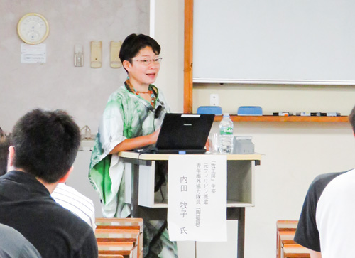 福田わかな氏 講演の様子
