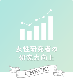 女性研究者の研究力向上
