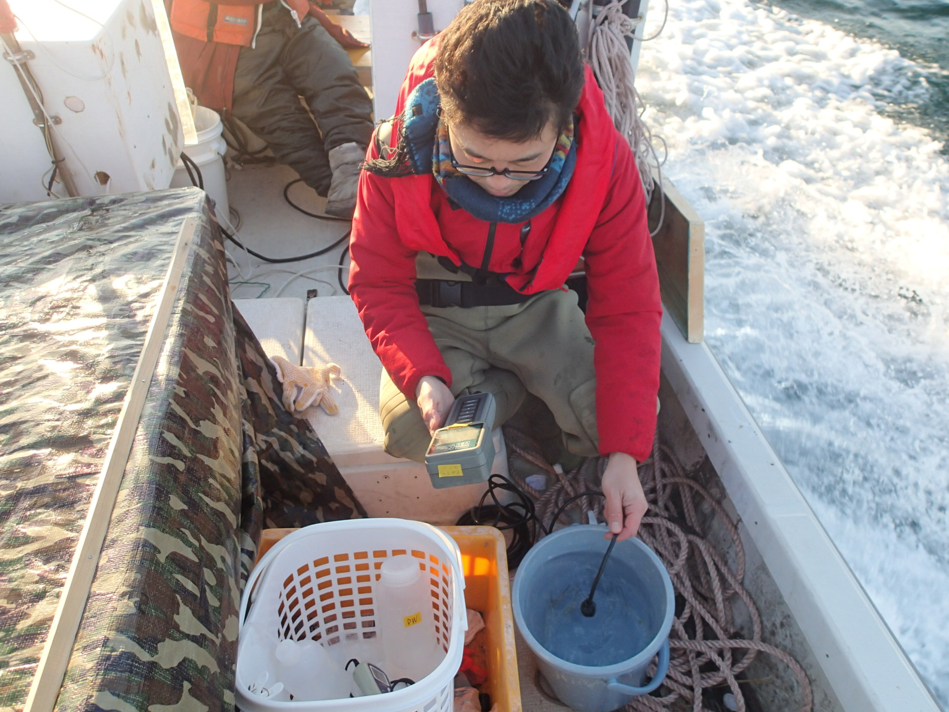 四万十川での調査