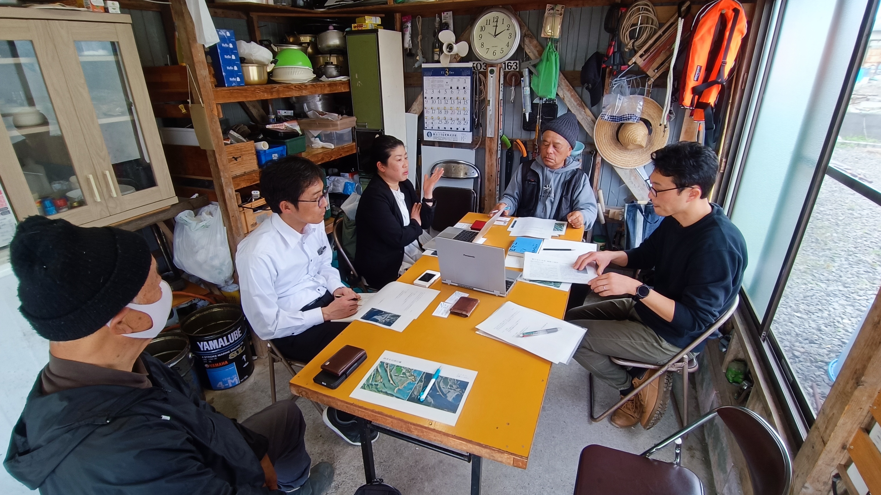 四万十川下流漁協にて