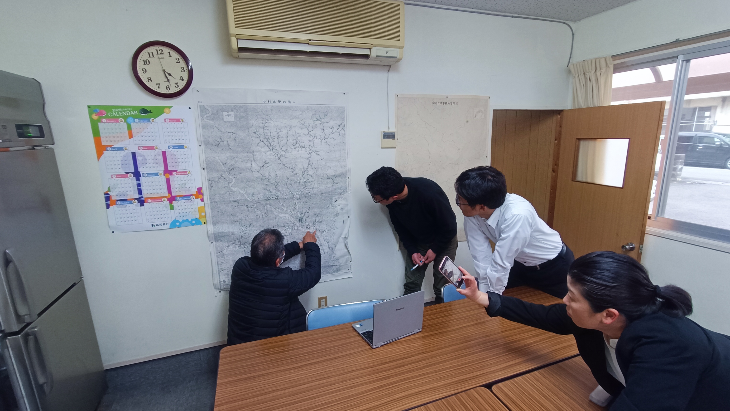 四万十川中央漁協にて