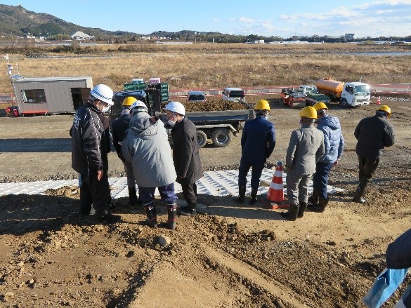 物部川河川事業視察