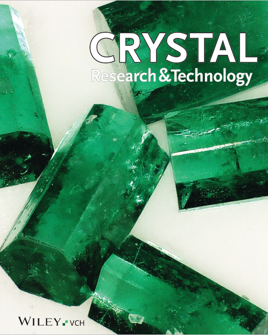 CrystalResearchandTechnology _frontcover CrystalResearchandTechnology _frontcover
